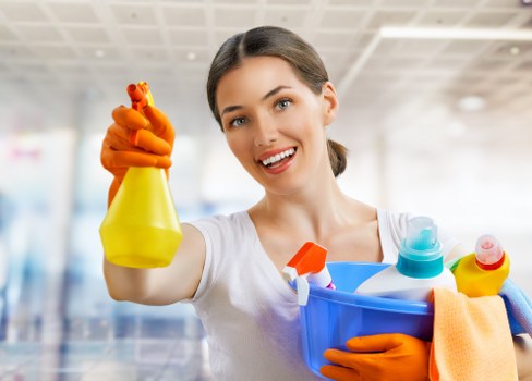 Applying enzymatic cleaner for pet stain odour removal