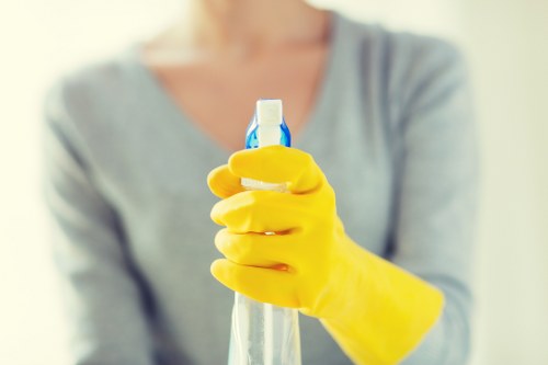 Carpet stain removal process with blotting and gentle cleaner