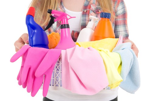 Steam cleaning elegant window drapes