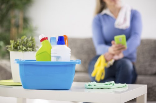 Clean and refreshed carpet floor maintained by Stockwell cleaners